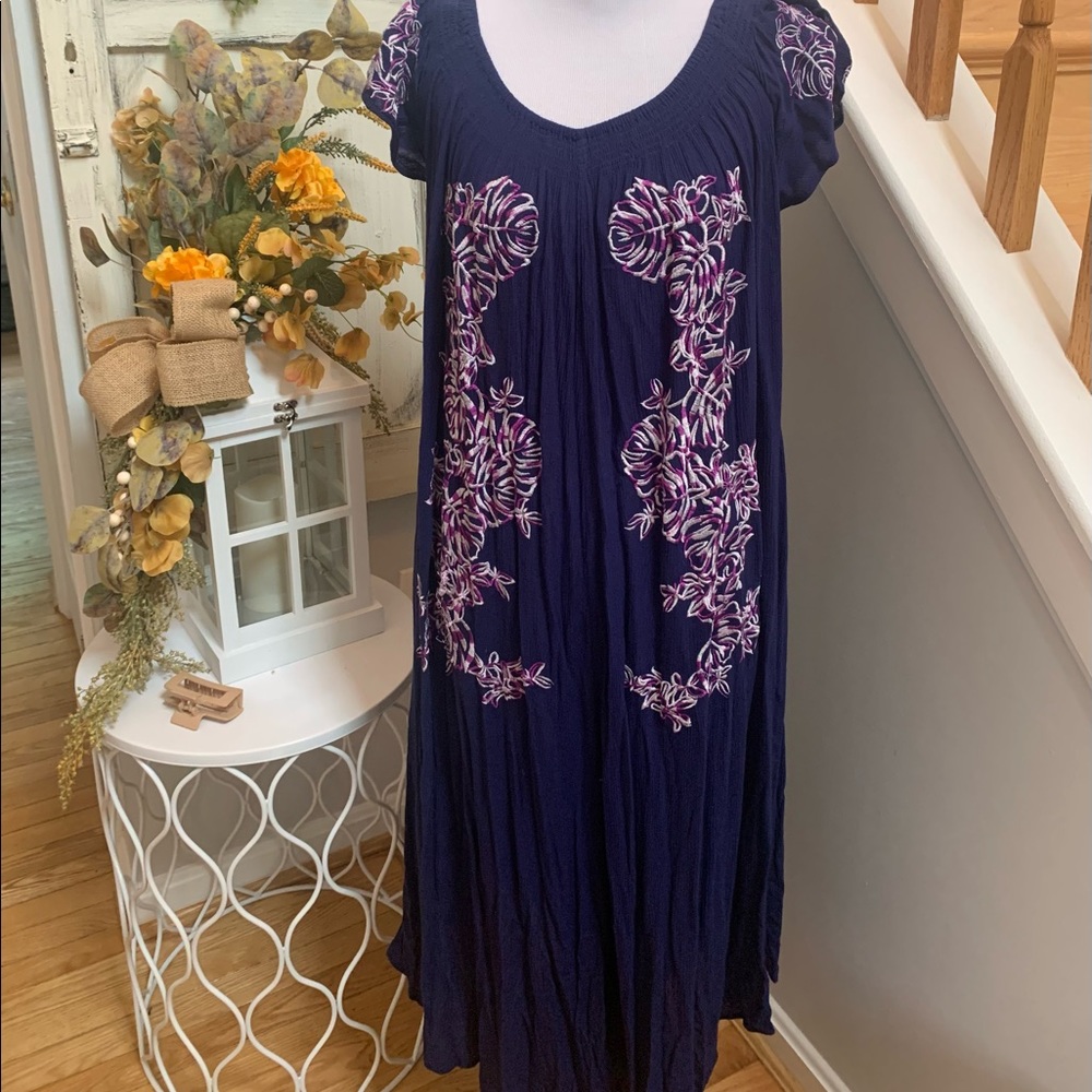 Free people embroidered jumpsuit